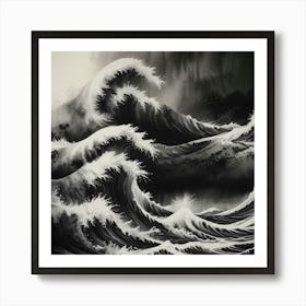 Great Wave Off Kanagawa 25 Art Print