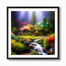 Fairy Garden 1 Art Print