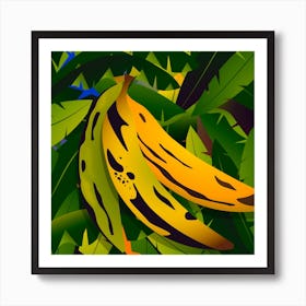 3 Plantains  Art Print