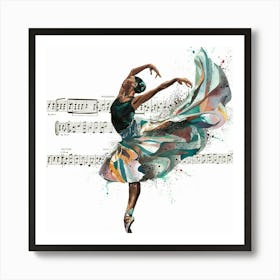 Ballet Dancer 7 Art Print