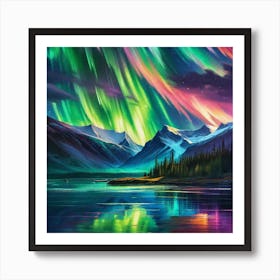 Aurora Borealis 45 Art Print