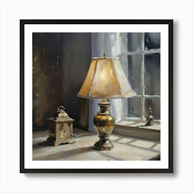 Lamp & Oil Art Print