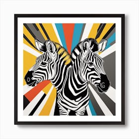 Zebras Art Print