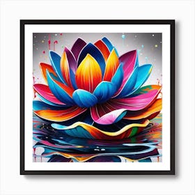 Lotus Flower 40 Art Print