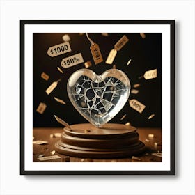 Broken Heart Art Print