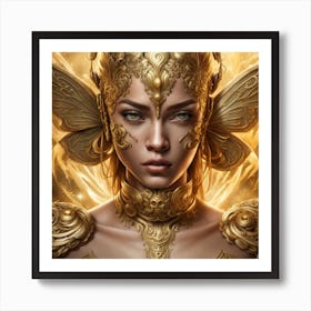 Golden Fairy Art Print