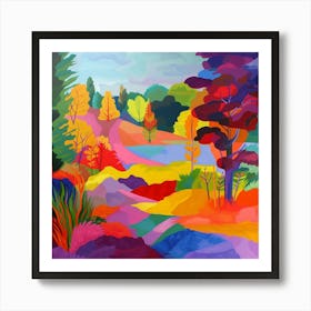 Colourful Gardens Smith College Botanic Garden Usa 2 Art Print