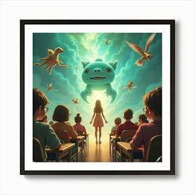 Monster In The Classroom Poster