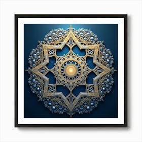 islamic Fractal Art Art Print