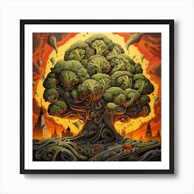 Apocalypse Tree Art Print