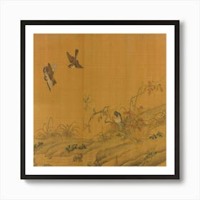 Birds In Flight Art Print