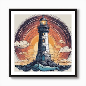 Lighthouse Art Print