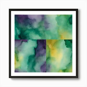 Watercolor Background 3 Art Print