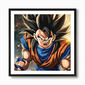 Dragon Ball Z Wallpaper 13 Art Print