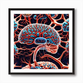 Brain And Nervous System 24 Art Print