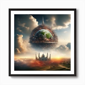 Earth In Space 46 Art Print