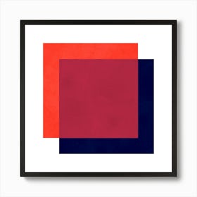 Geometric and modern abstract 8 Art Print