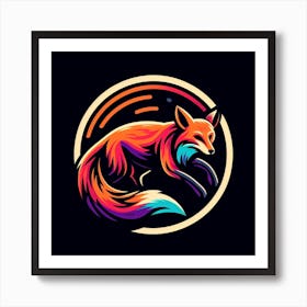 Fox Logo 1 Art Print