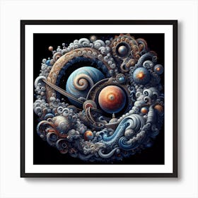 Fractal Fractals Art Print