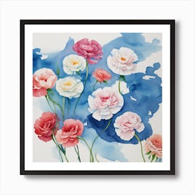 Peonies Art Print