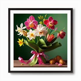 Bouquet Of Flowers 9 Art Print