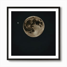 Moon And Venus Art Print