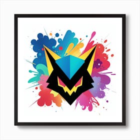 Fox Logo Art Print