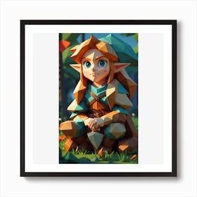 Zelda Character Art Print