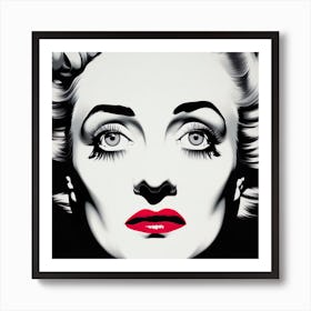 Bette Davis Pop Art Art Print