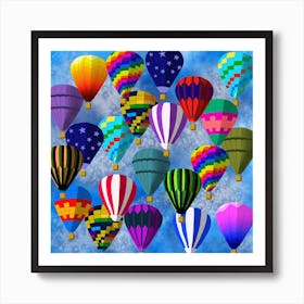 Hot Air Ballons 15000 Art Print