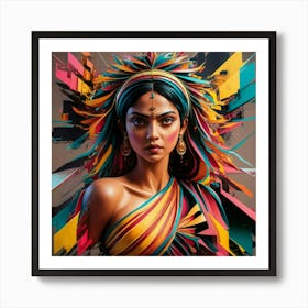 A Stunning And Vibrant Masterpiece By The Legendar Art Print