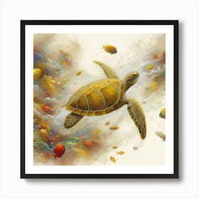 Animal Creative Portrai Illustrationt 23 Art Print