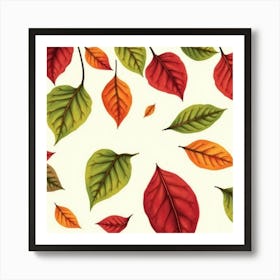 Autumn Leaves 8 Art Print