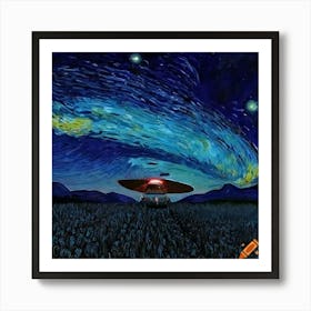 Scary sky Art Print