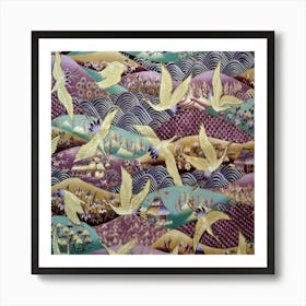 Japanese Birds Art Print