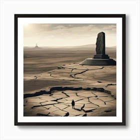 Desert Landscape Art Print