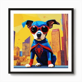 Spider - Man Dog Art Print