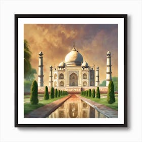 Taj Mahal Art Print