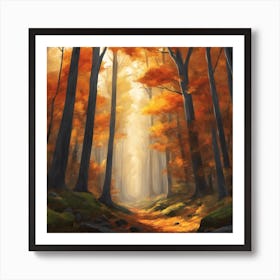 Autumn Forest 2 Art Print