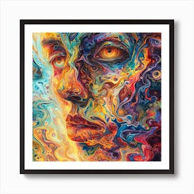 Psychedelic Painting 3 Art Print