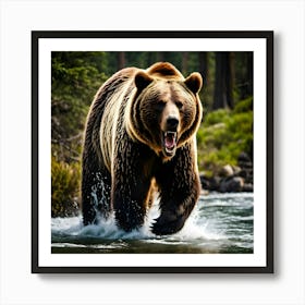 Grizzly Bear Art Print