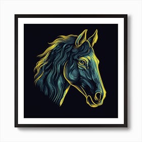 Horse Head 2 Art Print