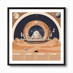 Mars Exploration Poster Art Print