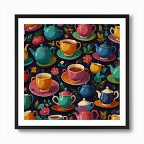 Tea Art 152 Art Print