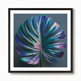 Minimal Leaf Jungle Art Art Print