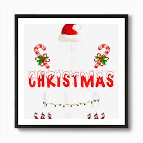 This Is My Christmas Pajama Shirt Santa Candy Xmas Funny Art Print