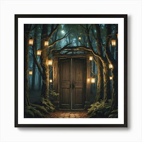 Doorway To The Forest Art Print