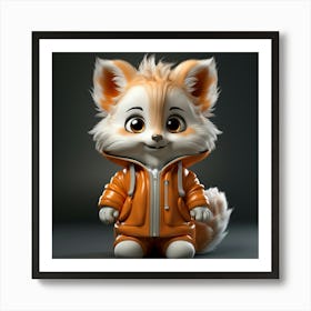 Pretty Fox 1 Art Print