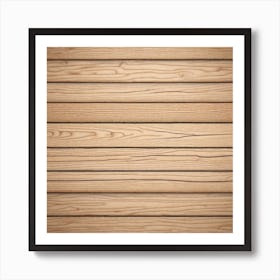 Wooden Planks Background 1 Art Print