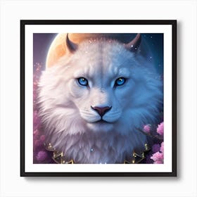 White Wolf Art Print